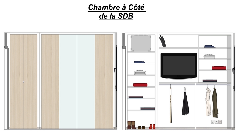 Coordination de travaux-Architecture d'intérieur-Projet 3D-Appartement Neuf-Vue en Coupe-Caillou (1)