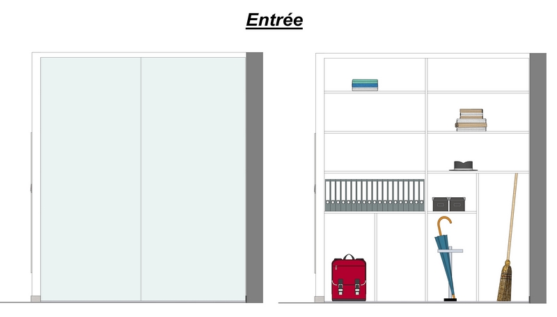 Coordination de travaux-Architecture d'intérieur-Projet 3D-Appartement Neuf-Vue en Coupe-Caillou (3)