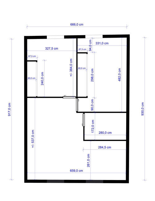Coordination de travaux-Architecture d'intérieur-Projet 3D-Appartement Familial-Pièces avec mesures-Plan métrages-réaménagement-Ginel-Image2