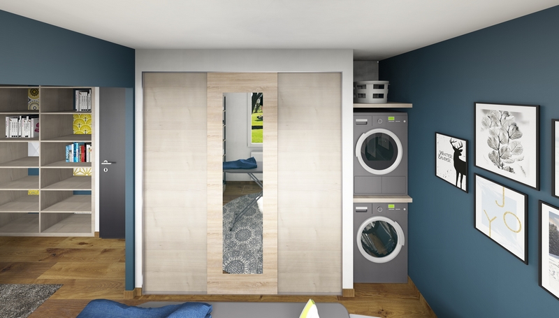 Coordination de travaux-Architecture d'intérieur-Projet 3D-Maison Familial-Perspectives 3D-Chambre Principale-Pitot-Déco