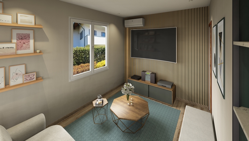 Coordination de travaux-Architecture d'intérieur-Projet 3D-Maison Familial-Panse-Perspectives-Salon-Home staging