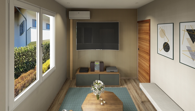 Coordination de travaux-Architecture d'intérieur-Projet 3D-Maison Familial-Panse-Perspectives-Salon