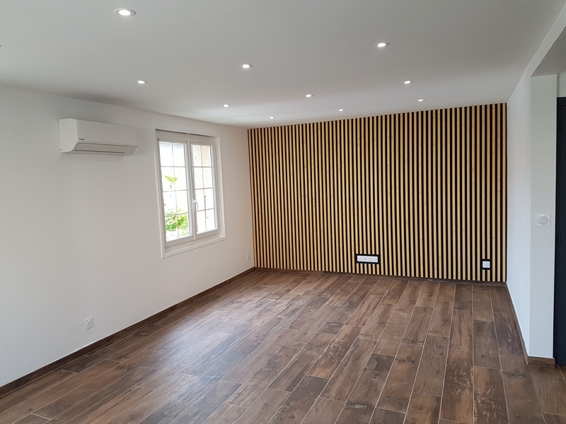 Coordination de travaux-Architecture d’intérieur-Réfection-Tain L’hermitage-Pitot-Drôme-Ardèche-Après-Cuisine-Séjour-Décoration-10 ans
