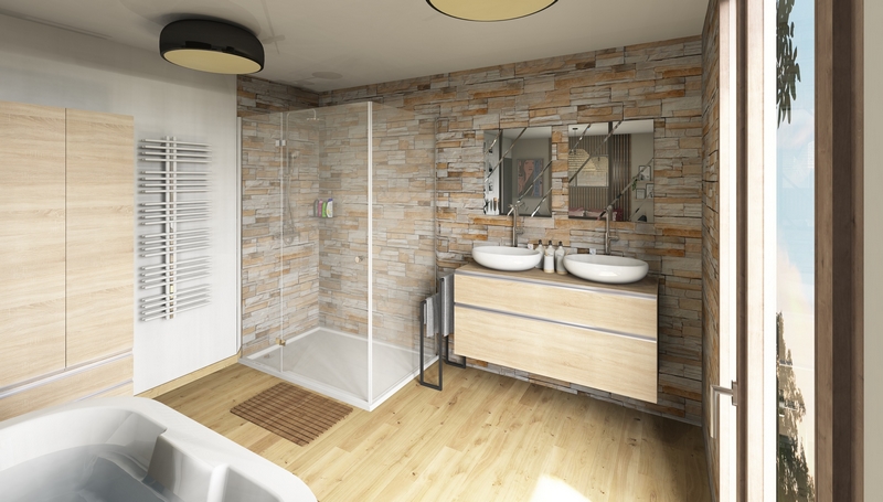 Coordination de travaux-Architecture d&rsquo;intérieur-Projet 3D-Relooking et Rénovation Maison Etage-Perspectives-Cordier-Suite des Maîtres-Agencement-Artisans